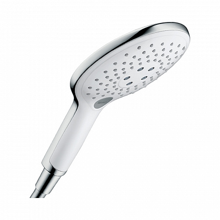 Hansgrohe Raindance Select S 150 Air 3 jet EcoSmart ручной душ хром-белый матовый