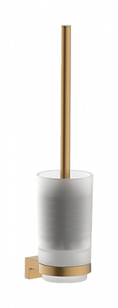 Настенный держатель для ершика Hansgrohe AddStoris S 41782140. матовая бронза