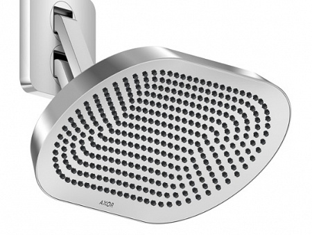 Верхний душ AXOR ShowerSphere 370/220 EcoSmart 2jet с регулируемым душевым кронштейном. хром