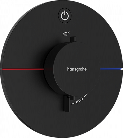 Термостат для скрытой установки Hansgrohe ShowerSelect Comfort S. 15553670. черный матовый
