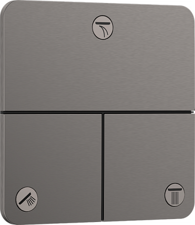 Клапан для скрытой установки Hansgrohe ShowerSelect Comfort Q. 15587340. матовый черный хром