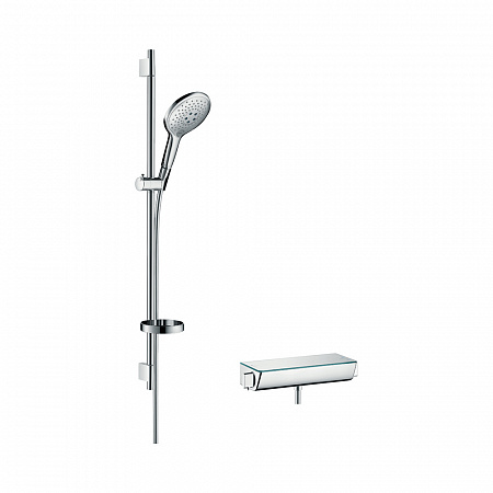 Hansgrohe Raindance Select S Душевая система внешнего монтажа 150 с термостатом Ecostat Select и штангой 90 см хром