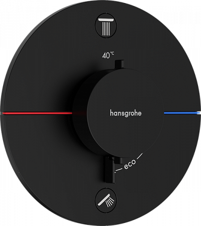 Термостат для скрытой установки Hansgrohe ShowerSelect Comfort S. 15556670. черный матовый