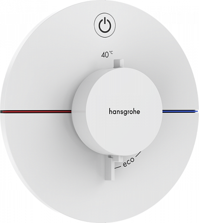 Термостат для скрытой установки Hansgrohe ShowerSelect Comfort S. 15553700. белый матовый