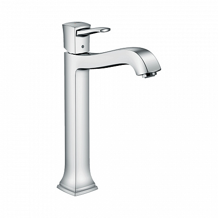 Hansgrohe Metropol Classic Смеситель для раковины 260 однорычажный со сливным гарнитуром для раковин в форме чаши хром