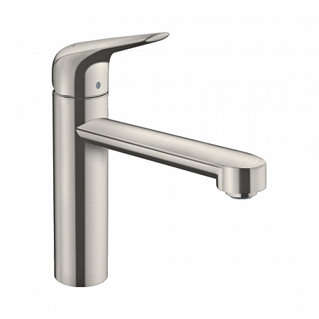 Hansgrohe Focus M42 Кухонный смеситель однорычажный 120 1jet сталь