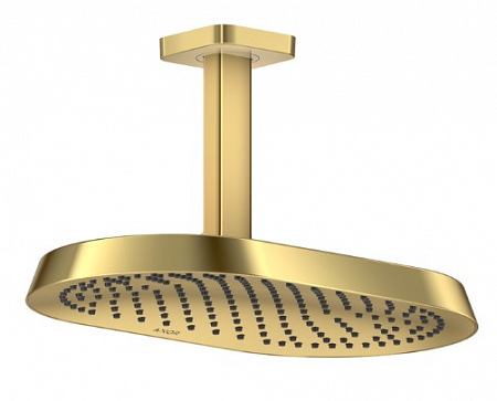 Верхний душ AXOR ShowerSphere 370/220 1jet с потолочным креплением. полированное золото