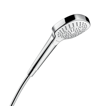 Hansgrohe Croma Select E Multi  ручной душ хром-белый матовый