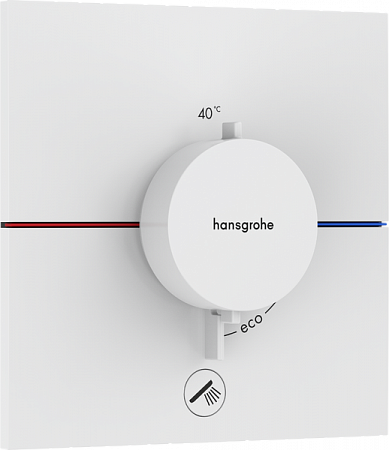 Термостат для скрытой установки Hansgrohe ShowerSelect Comfort E. 15575700. белый матовый
