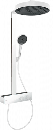 Душевая система Hansgrohe Rainfinity Showerpipe 360. 26853700. белый матовый