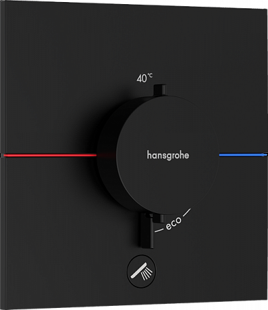 Термостат для скрытой установки Hansgrohe ShowerSelect Comfort E. 15575670. черный матовый