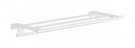 Полотенцесушитель с держателем для полотенец Hansgrohe AddStoris S 41781700. белый матовый