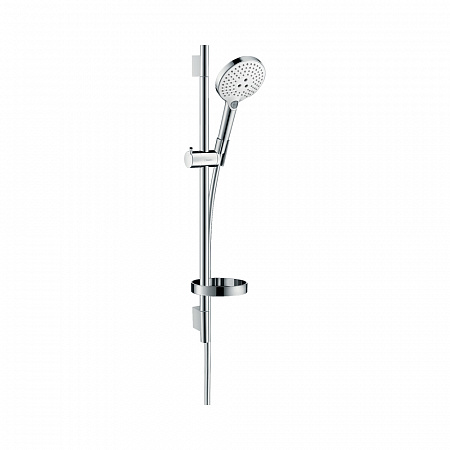 Hansgrohe Raindance Select S Душевой набор Raindance Select S 120/Unica 0,65 м EcoSmart 9л/мин хром-белый матовый