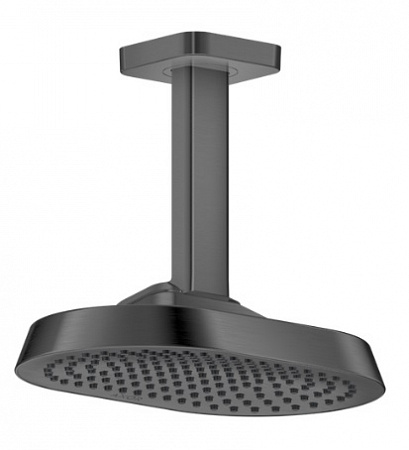 Верхний душ AXOR ShowerSphere 250/160 EcoSmart+ 1jet с потолочным креплением. матовый черный хром