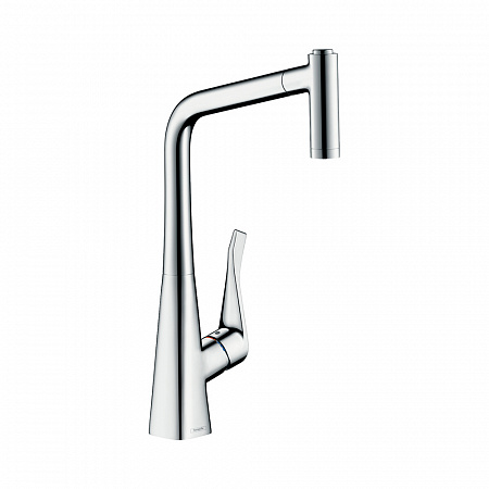 Hansgrohe Metris M71 Кухонный смеситель однорычажный 320 с вытяжным душем 2jet хром